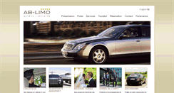 Desktop Screenshot of ab-limousine.ch